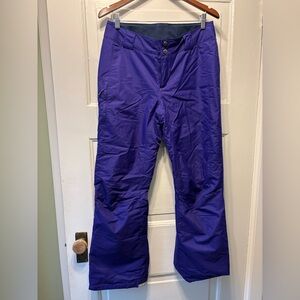 COLUMBIA Purple Omni-Tech Snow Ski Pants Sz Medium Waterproof Insulated
